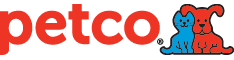 Petco logo. Click to save 40% on pet supplies.